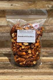 slide 1 of 1, Sweet G Smoked Cheddar Pretzels, 12 oz
