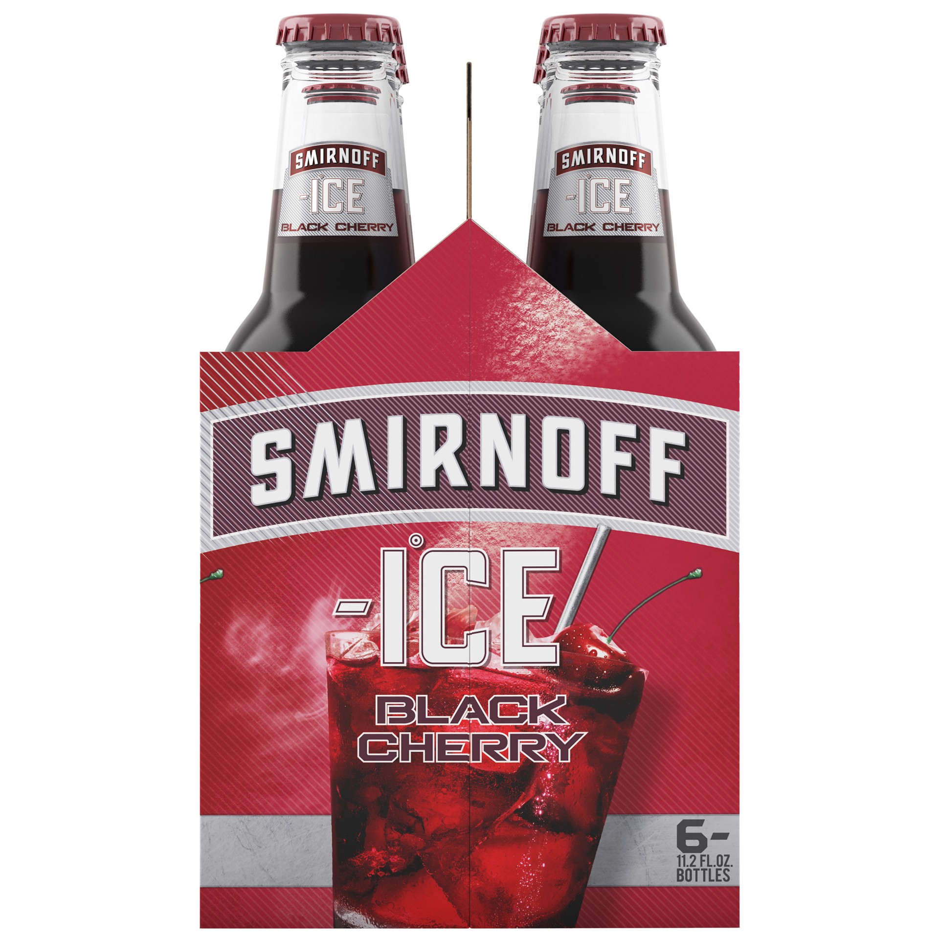 slide 2 of 5, Smirnoff Ice Black Cherry Malt Beverage 6 ea, 6 ct