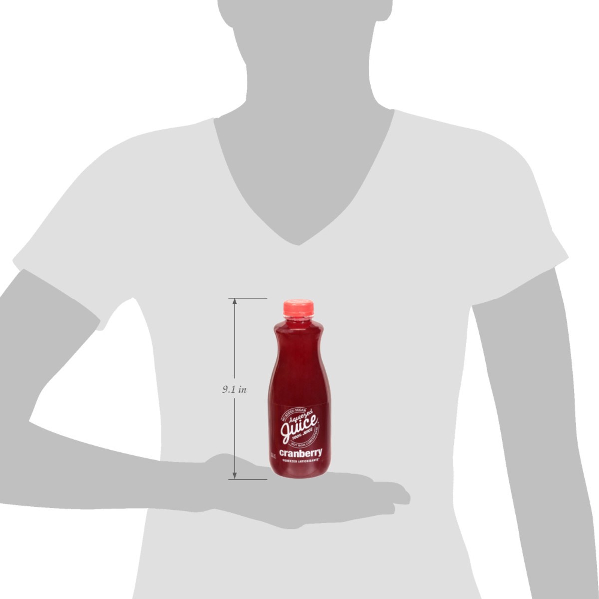slide 2 of 14, Squeezed Juice No Added Sugar Cranberry 100% Juice 32 fl oz, 32 fl oz