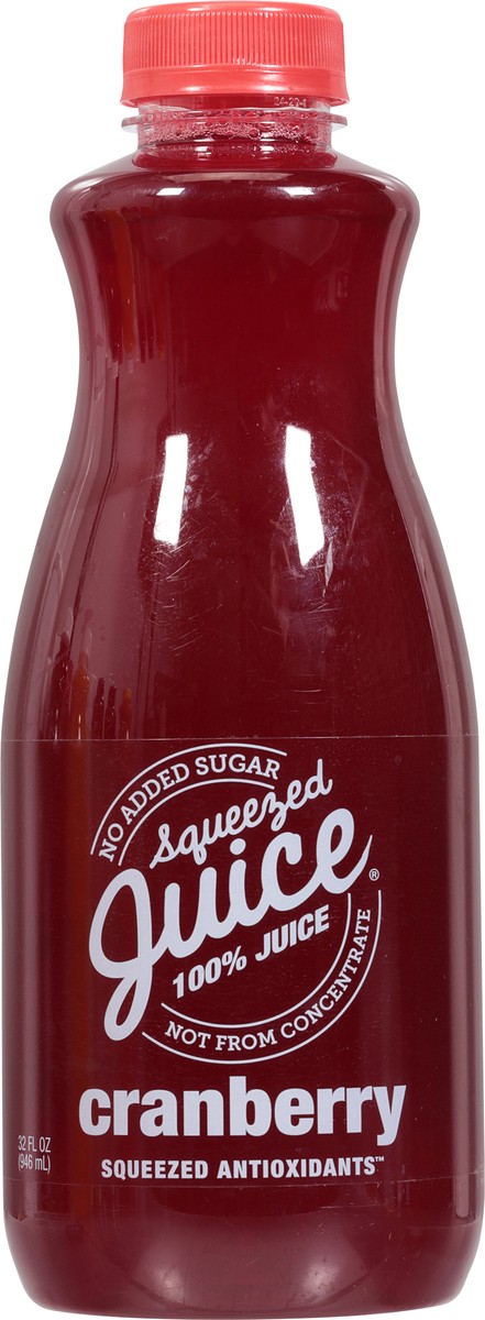 slide 5 of 14, Squeezed Juice No Added Sugar Cranberry 100% Juice 32 fl oz, 32 fl oz