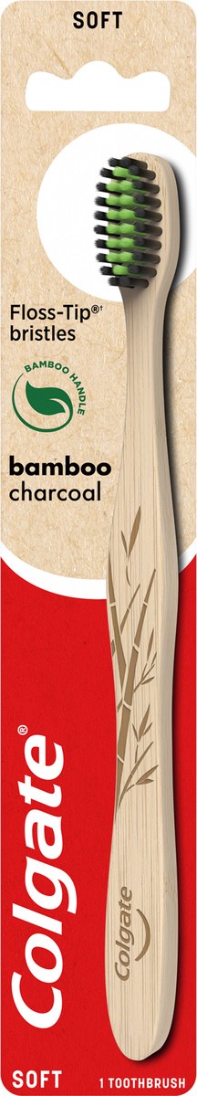 slide 2 of 3, Colgate Charcoal Toothbrush Bamboo, 1 ct