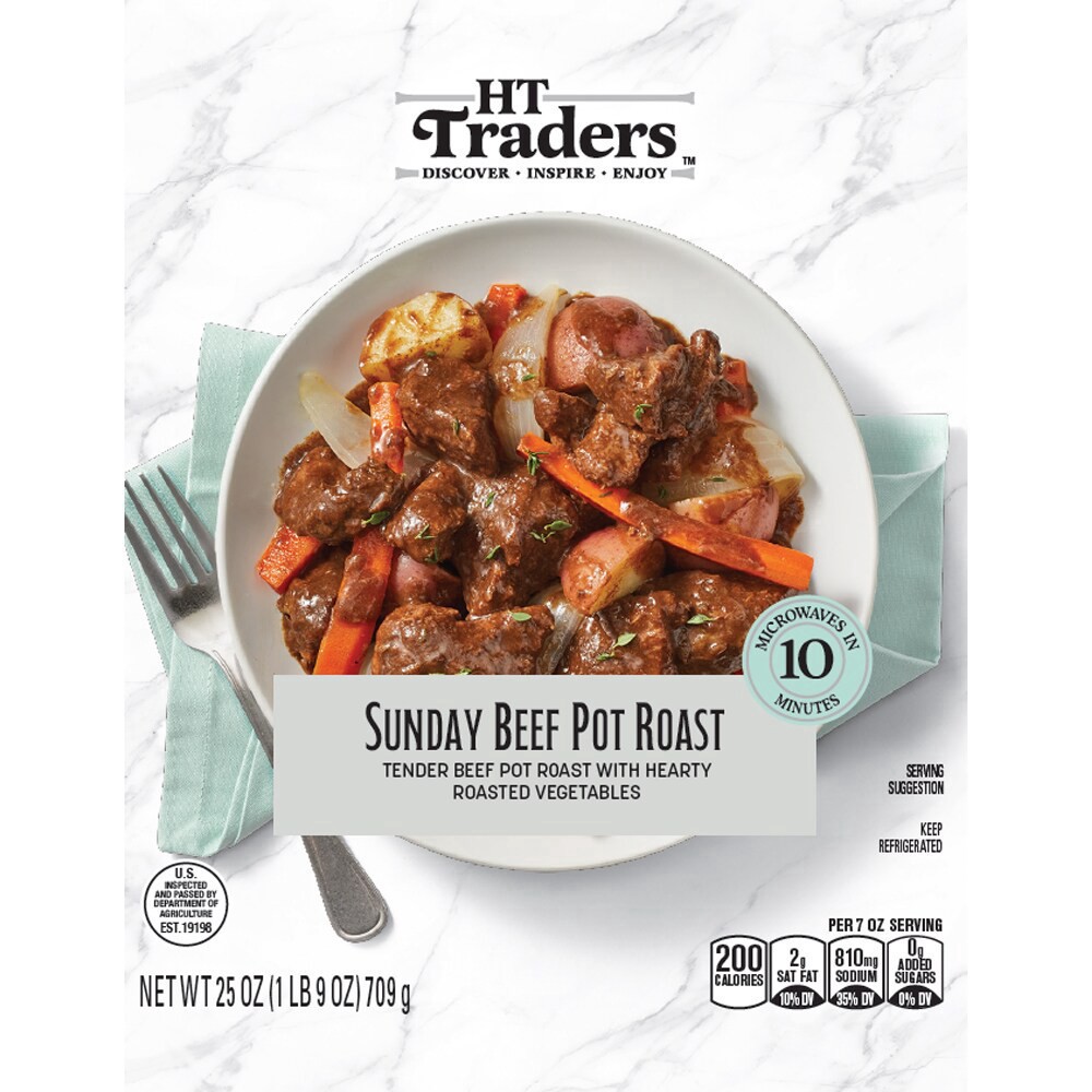 slide 1 of 1, HT Traders™ Sunday Beef Pot Roast, 25 oz