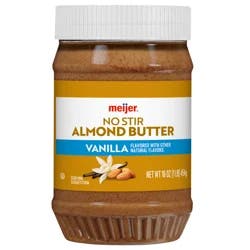 MEIJER ALMOND VANILLA 16OZ (W/ OIL)