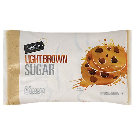 slide 1 of 1, Signature Select Sugar Brown Light, 32 oz