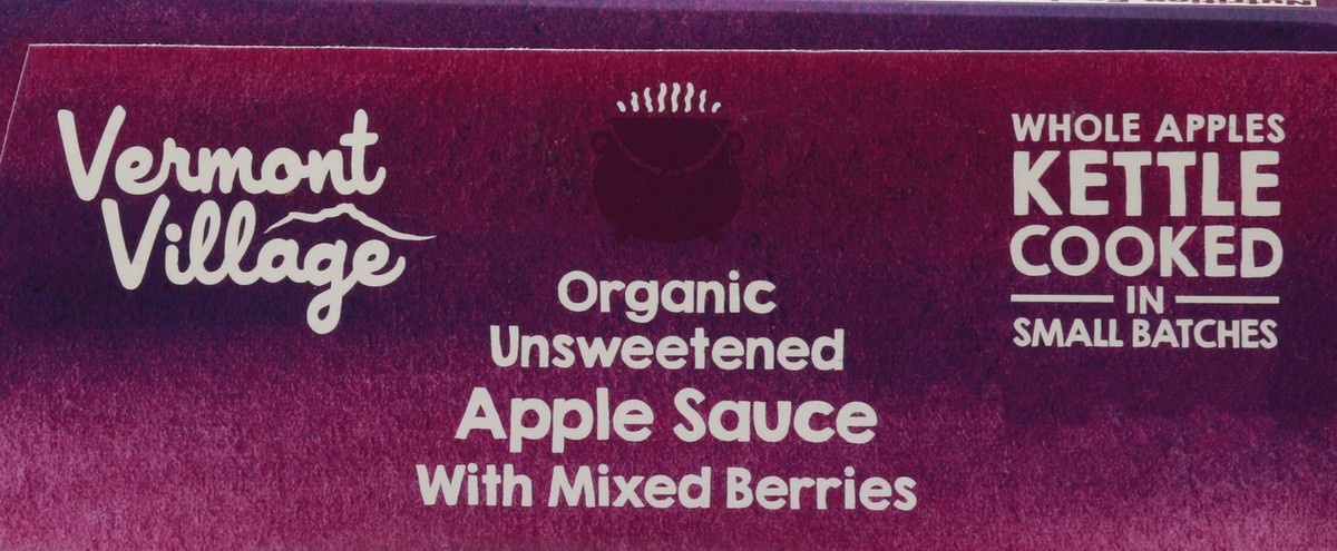 slide 2 of 4, Vermont Village Apple Sauce 4 ea, 4 ct; 4 oz