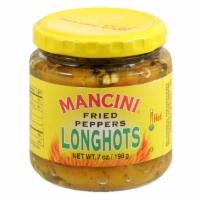 slide 1 of 1, Mancini Longshots Fried Peppers, 7 oz