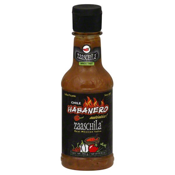 slide 1 of 1, Zaaschila Habanero Extra Hot Salsa, 9.35 oz