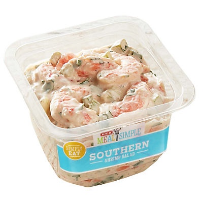 slide 1 of 1, H-E-B Meal Simple Shrimp Salad, 16 oz