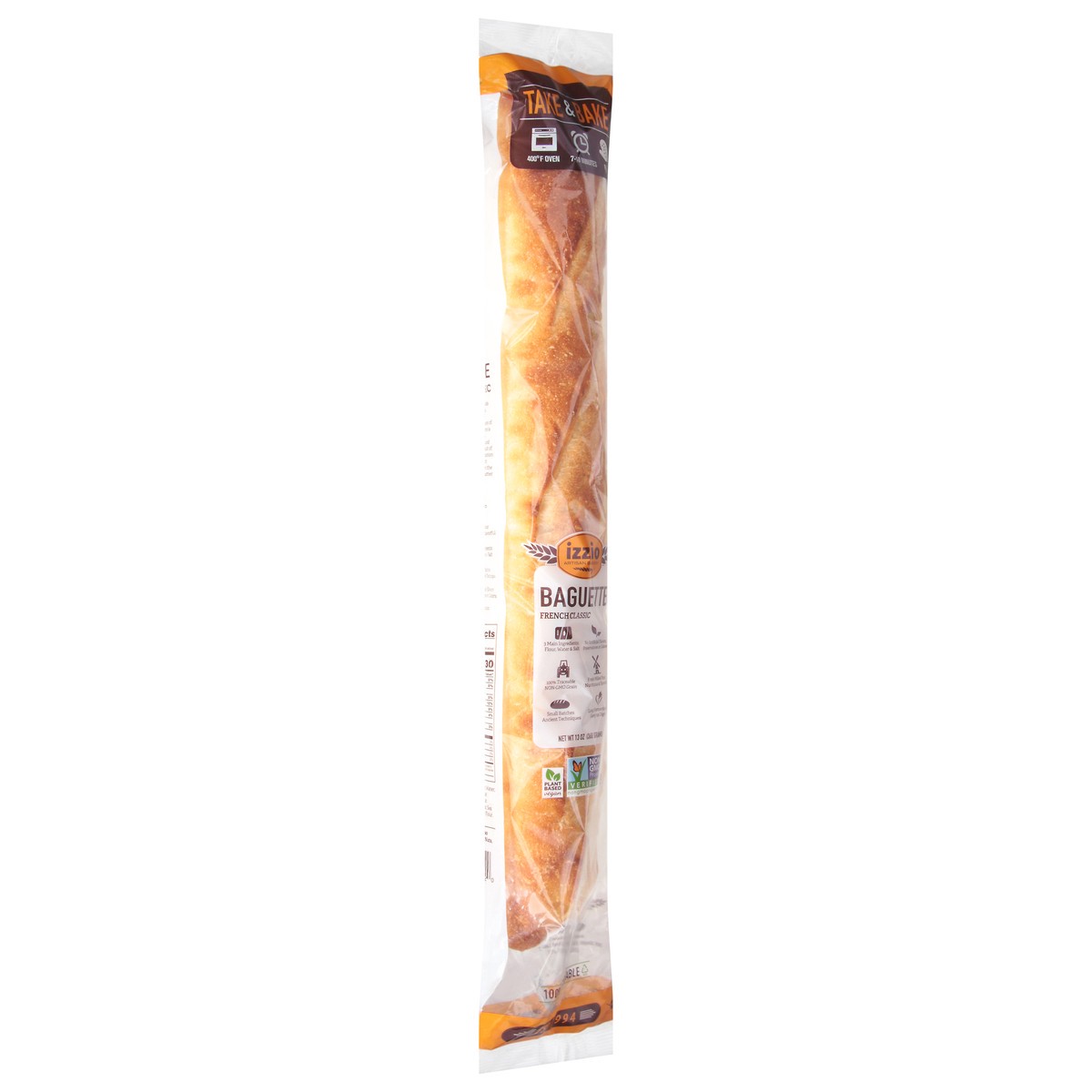 slide 4 of 9, Izzio Artisan Bakery French Classic Baguette 13 oz, 13 oz
