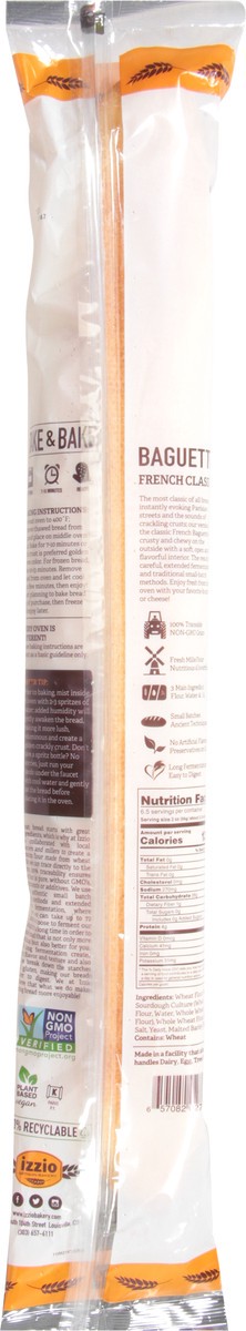 slide 2 of 9, Izzio Artisan Bakery French Classic Baguette 13 oz, 13 oz