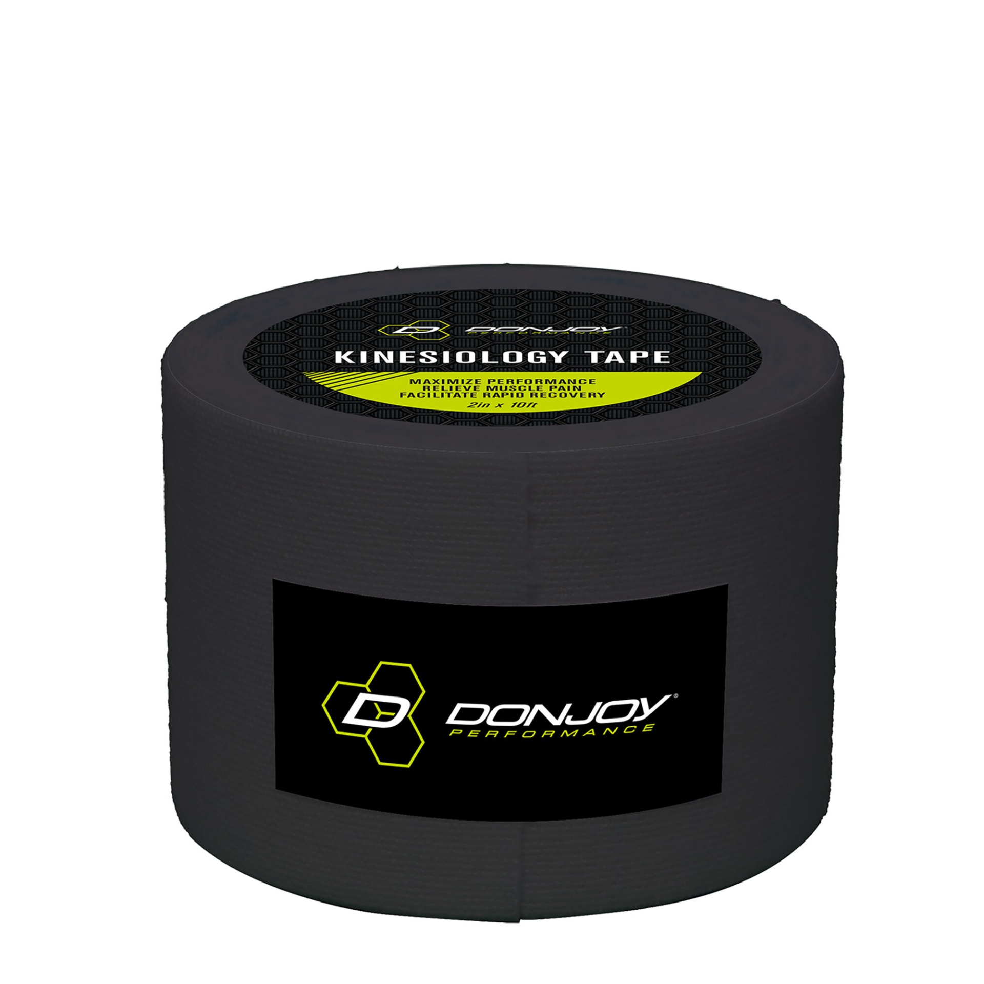 slide 1 of 1, DonJoy Performance Kinesiology Tape 2 in 10 ft - Black, 1 ct