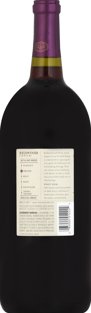 slide 2 of 4, Redwood Creek Pinot Noir 1.5 lt, 1.50 liter