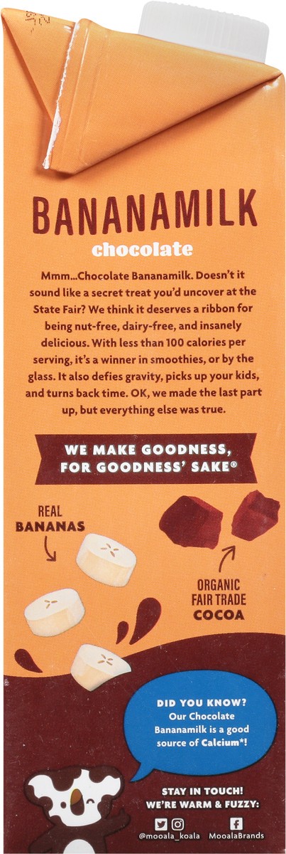 slide 7 of 10, Mooala Organic Chocolate Bananamilk, 32oz, 32 fl oz
