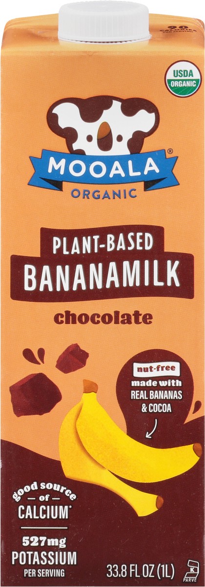 slide 3 of 10, Mooala Organic Chocolate Bananamilk, 32oz, 32 fl oz