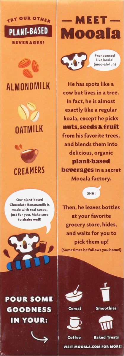 slide 9 of 10, Mooala Organic Chocolate Bananamilk, 32oz, 32 fl oz