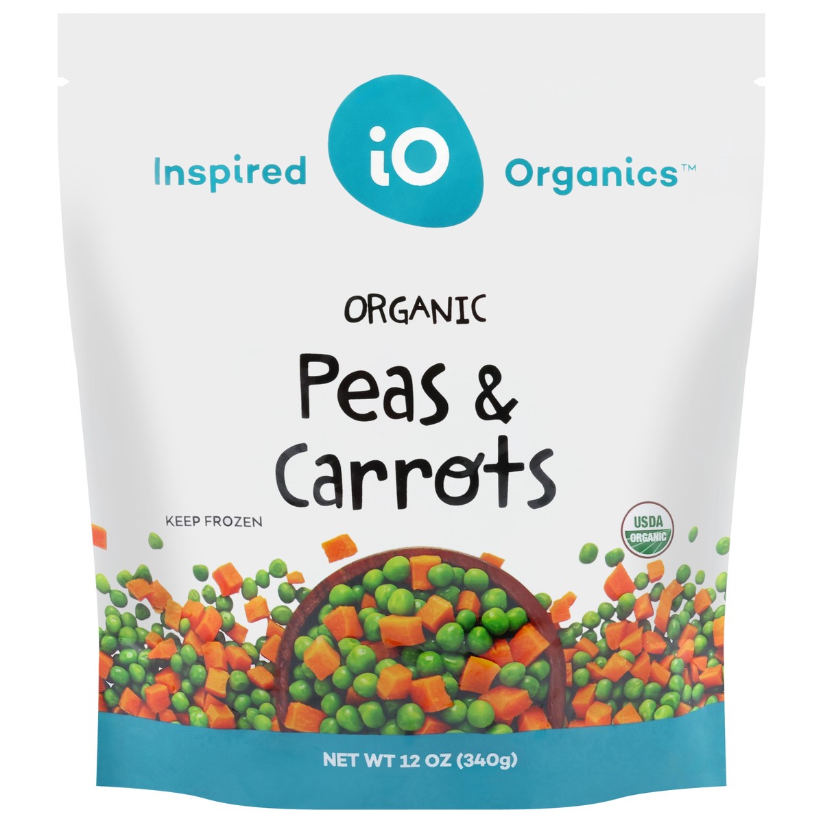 slide 4 of 4, Io Brand Peas & Carrots Og, 12 oz