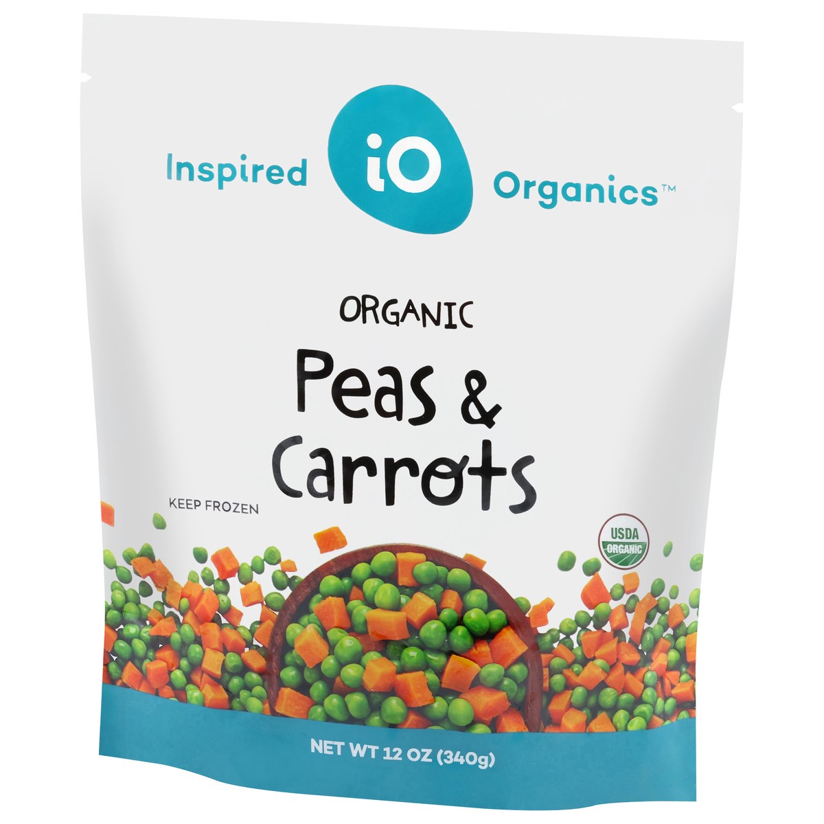 slide 3 of 4, Io Brand Peas & Carrots Og, 12 oz