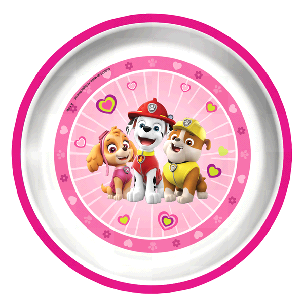 slide 1 of 1, PAW Patrol Girls Plate, 1 ct