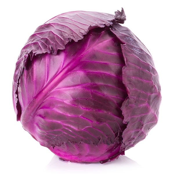 slide 1 of 2, Red Cabbage - each, 1 ct