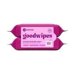 goodwipes® Rosewater Flushable Wipes