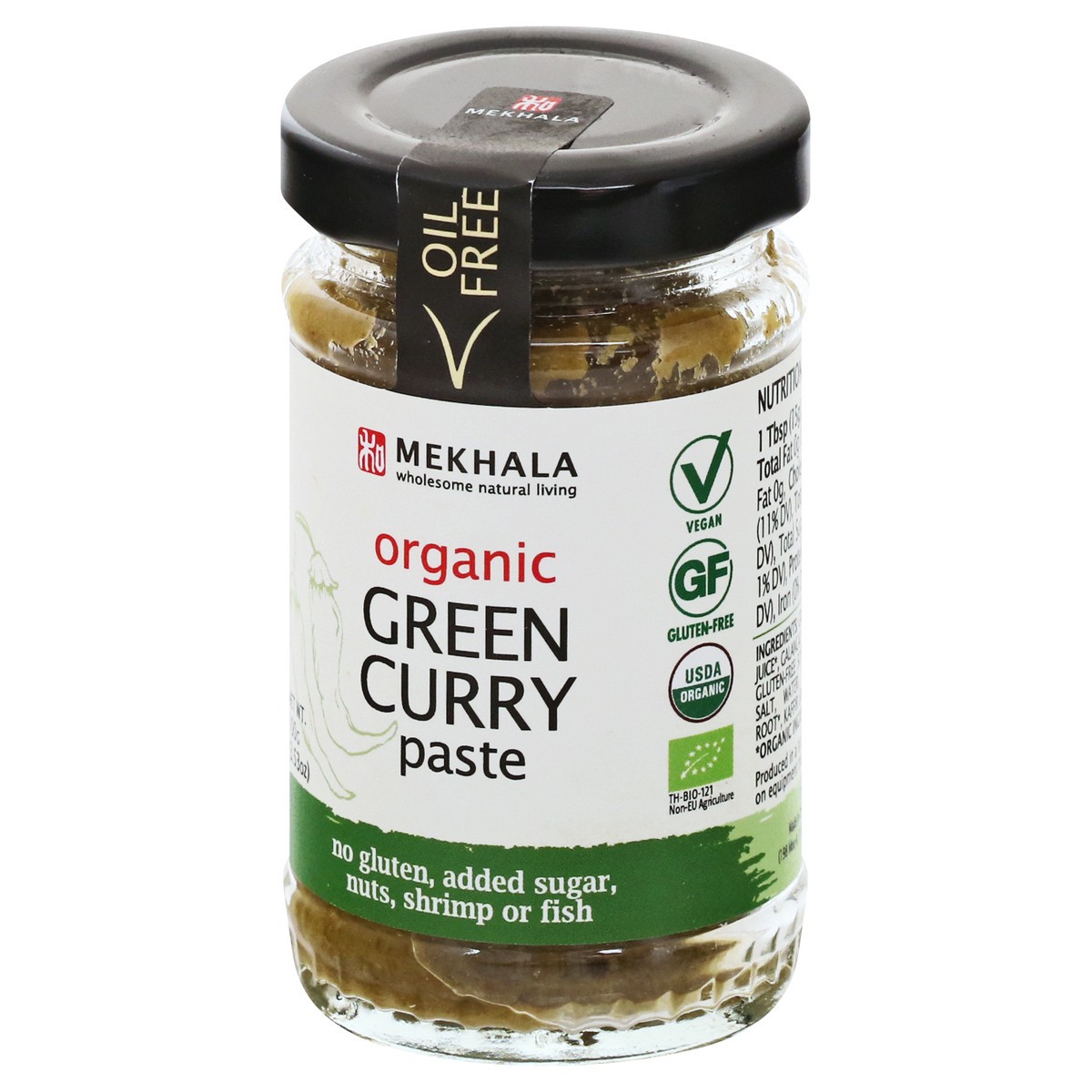 slide 10 of 11, Mekhala Organic Thai Green Curry Paste 3.53 oz, 3.53 oz