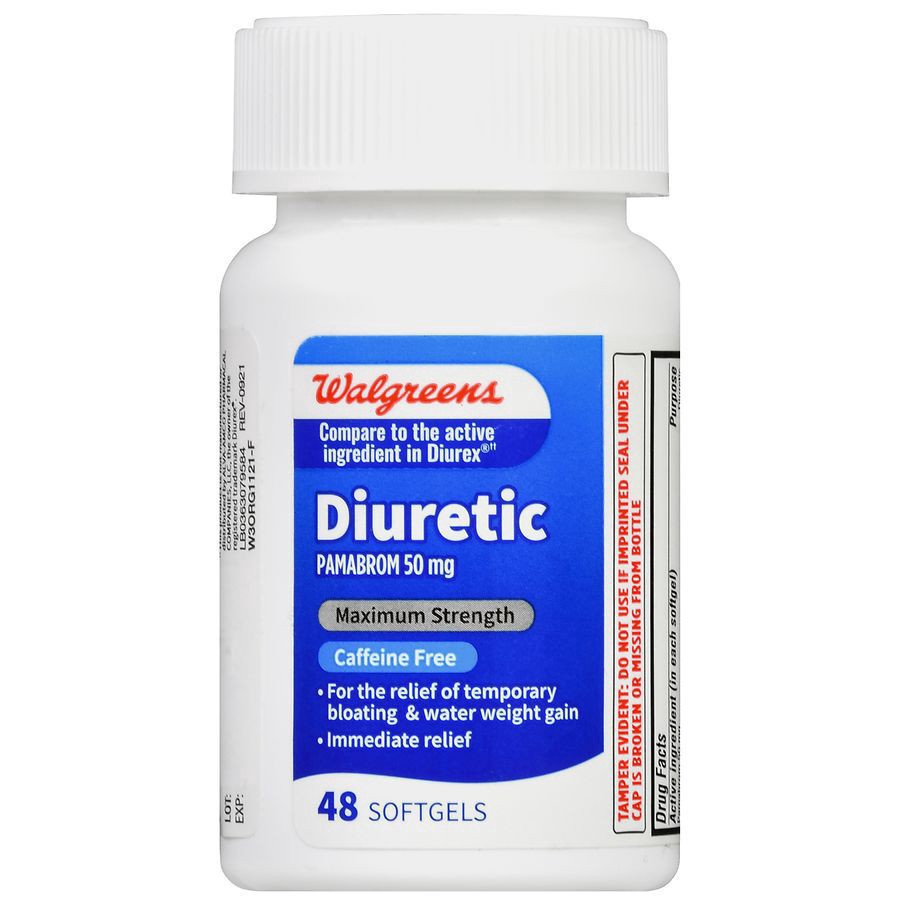slide 2 of 5, Walgreens Diuretic Softgels, 48 ct