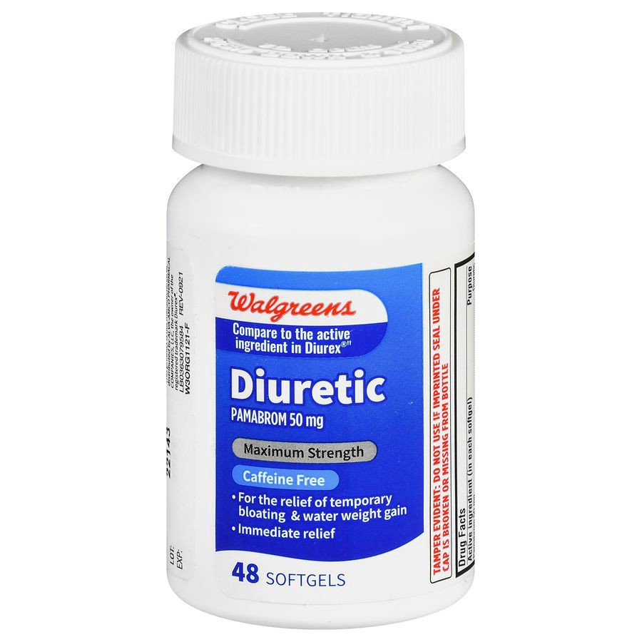 slide 1 of 5, Walgreens Diuretic Softgels, 48 ct