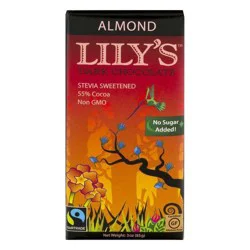 Lily's Sweets Dark Chocolate Almond Bar