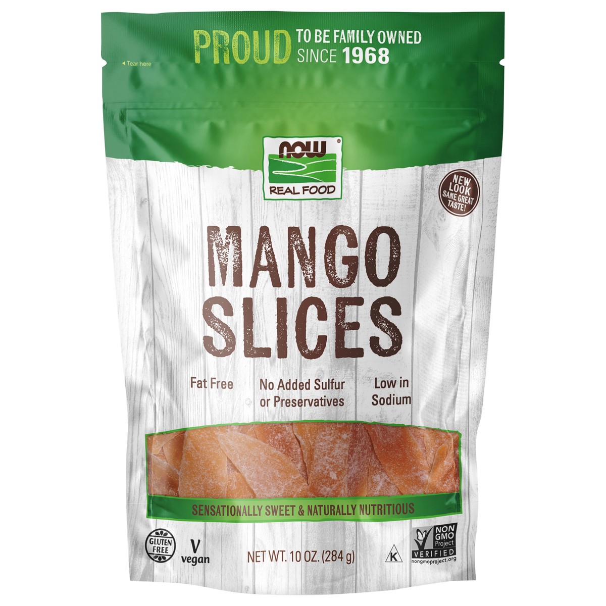 slide 1 of 3, NOW Real Food Mango Slices- 10 oz., 10 oz