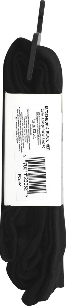 slide 5 of 6, No Nonsense Leggings, Tech Pocket, Black, 1 ct