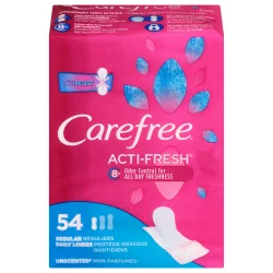Carefree Acti-Fresh Pantiliners Body Shape Unscented
