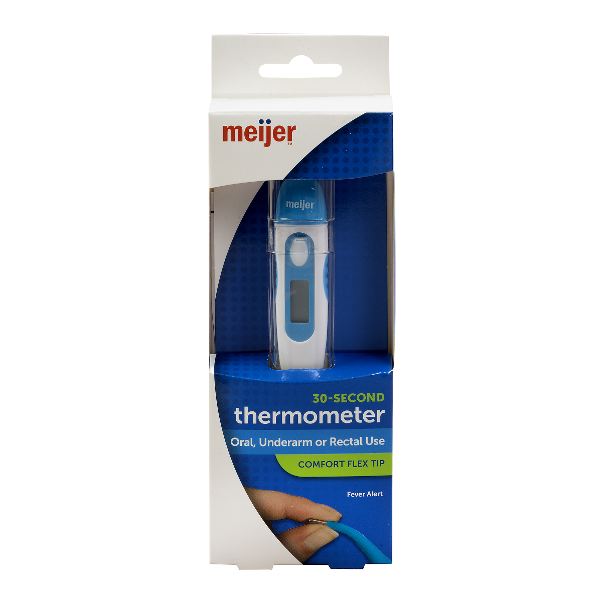 slide 1 of 3, Meijer 30-Second Digital Thermometer, 1 ct