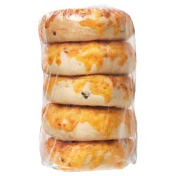 Fresh From Meijer 5pk Unsliced Jalapeno Cheddar Bagels