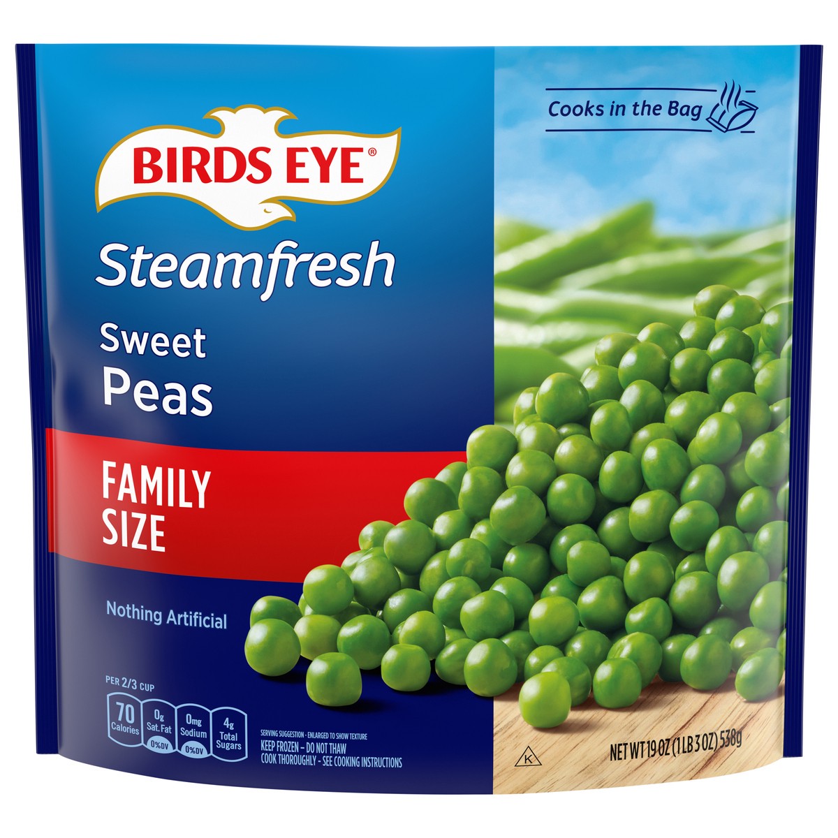 slide 1 of 1, Birds Eye Sweat Peas Family Size 19 oz, 19 oz