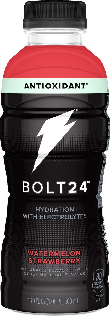 slide 5 of 6, Bolt24 Watermelon Strawberry Sports Drink 16.9 oz, 16.9 fl oz