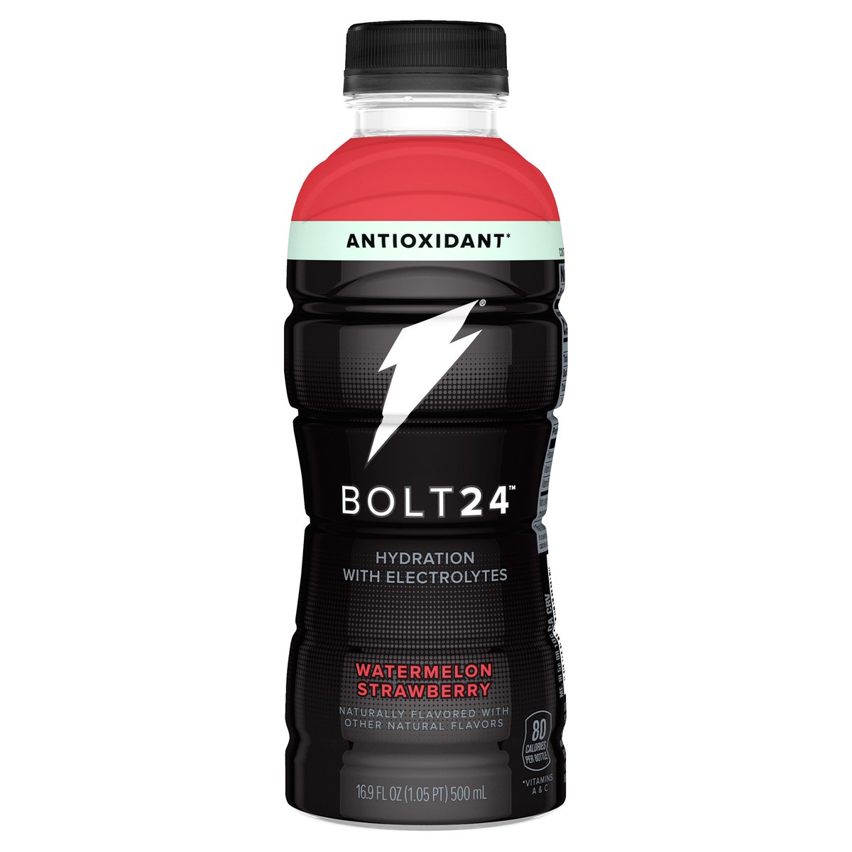 slide 2 of 6, Bolt24 Watermelon Strawberry Sports Drink 16.9 oz, 16.9 fl oz