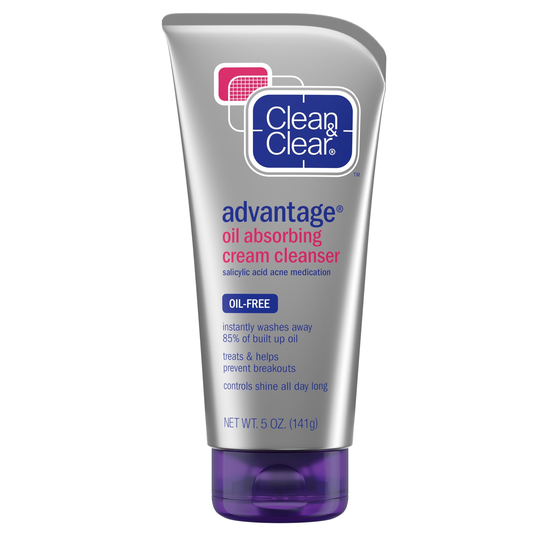 slide 1 of 2, CLEAN & CLEAR Oil Absorbing Cleanser, 5 Oz, 5 oz