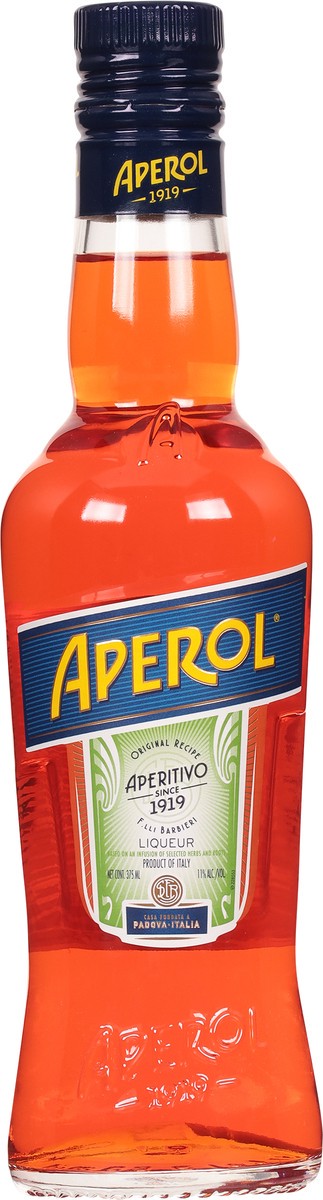 slide 4 of 9, Aperol Italian Liqueur, 375ml, 0.38 liter