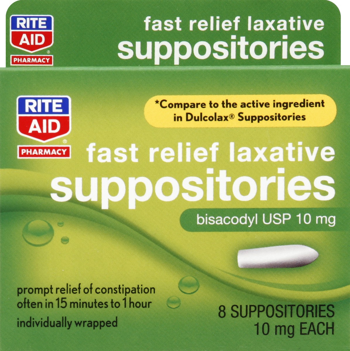 slide 2 of 5, Rite Aid Ra Lax Supp Bis, 8 ct