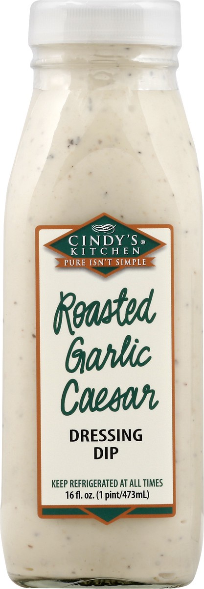 slide 13 of 13, Cindy's Kitchen Roasted Garlic Caesar Dressing Dip 16 oz, 16 oz