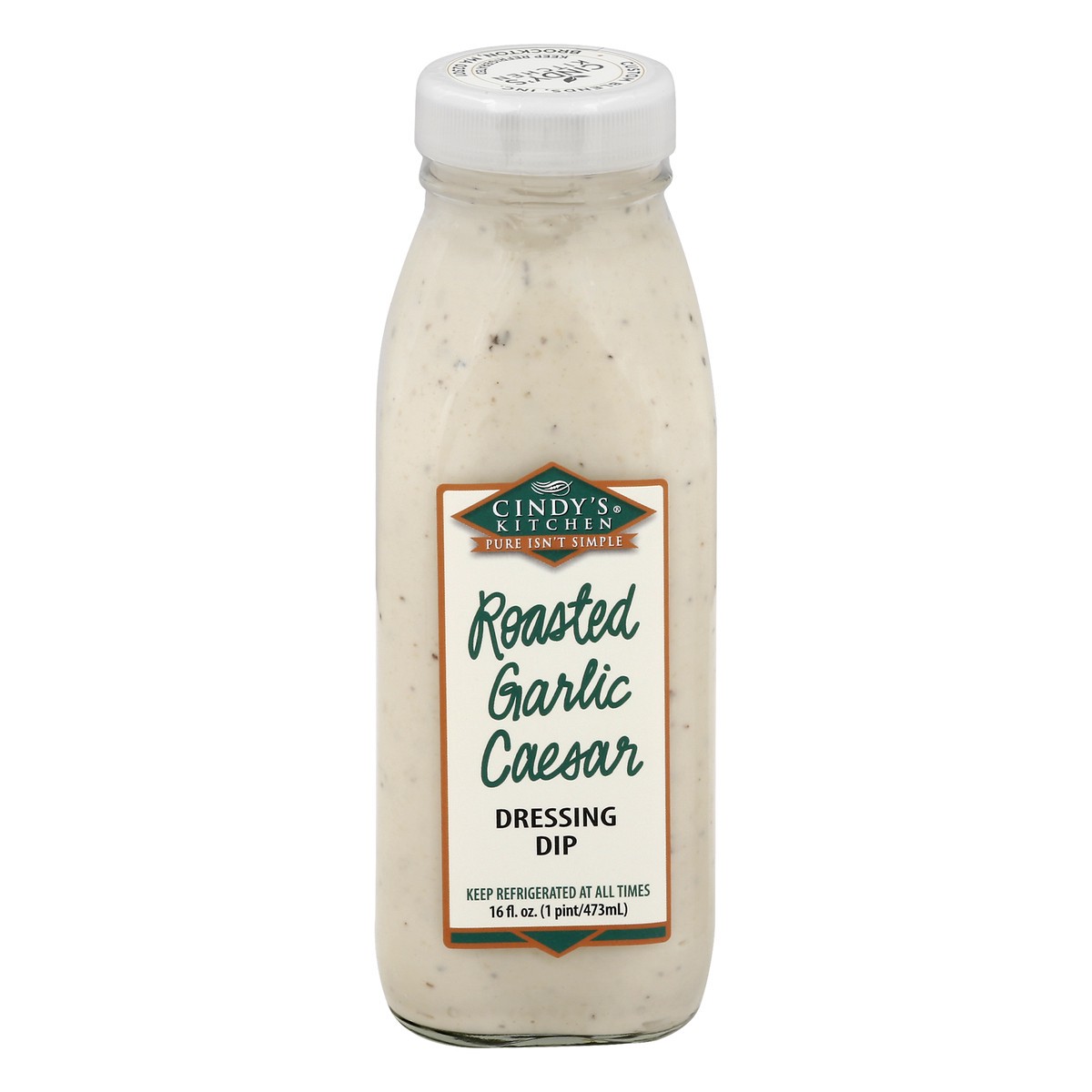 slide 1 of 13, Cindy's Kitchen Roasted Garlic Caesar Dressing Dip 16 oz, 16 oz