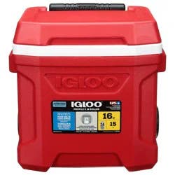 Igloo Profile II 16 qt Roller Red Cooler