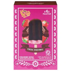 La Brisa Strawberry Chocolate Paleta Dipped Bars
