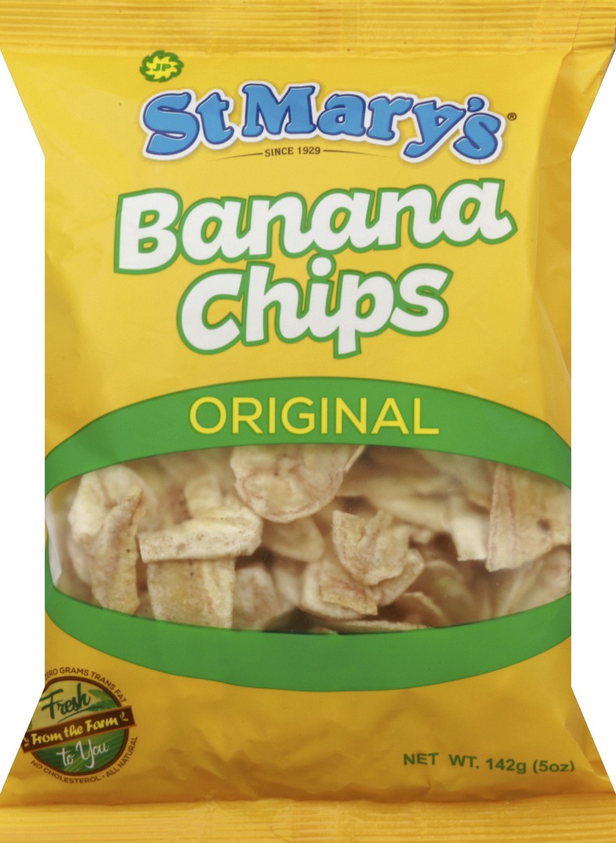 slide 7 of 7, St Marys Banana Chips 5 oz, 5.01 oz