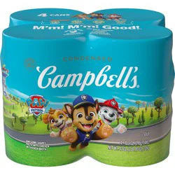 Campbell's Campbell’s Condensed Kids Soup, Paw Patrol Awesome Shapes Pasta, 10.5 oz Can (4 Pack)