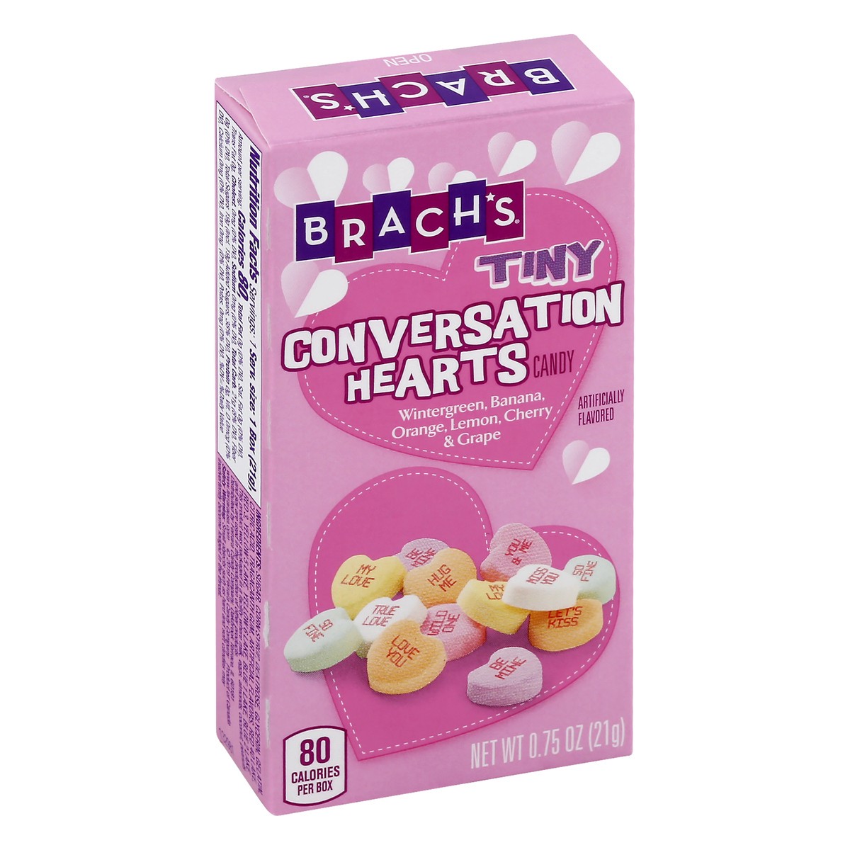 slide 4 of 10, BRACHS Tiny Conversation Hearts Candy 0.75 oz, 0.75 oz