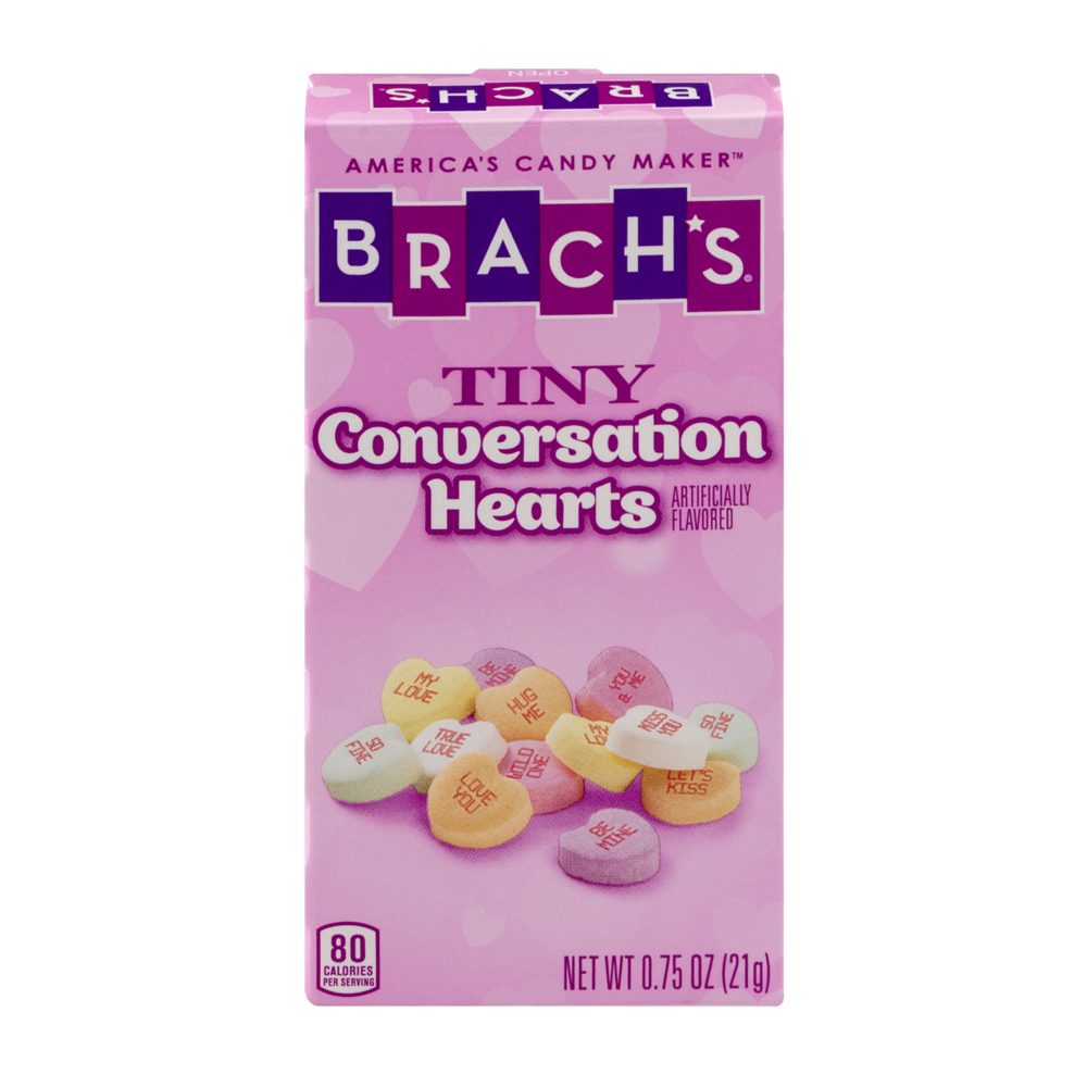 slide 1 of 1, Brach's Small Conversation Heart Box, 0.75 oz