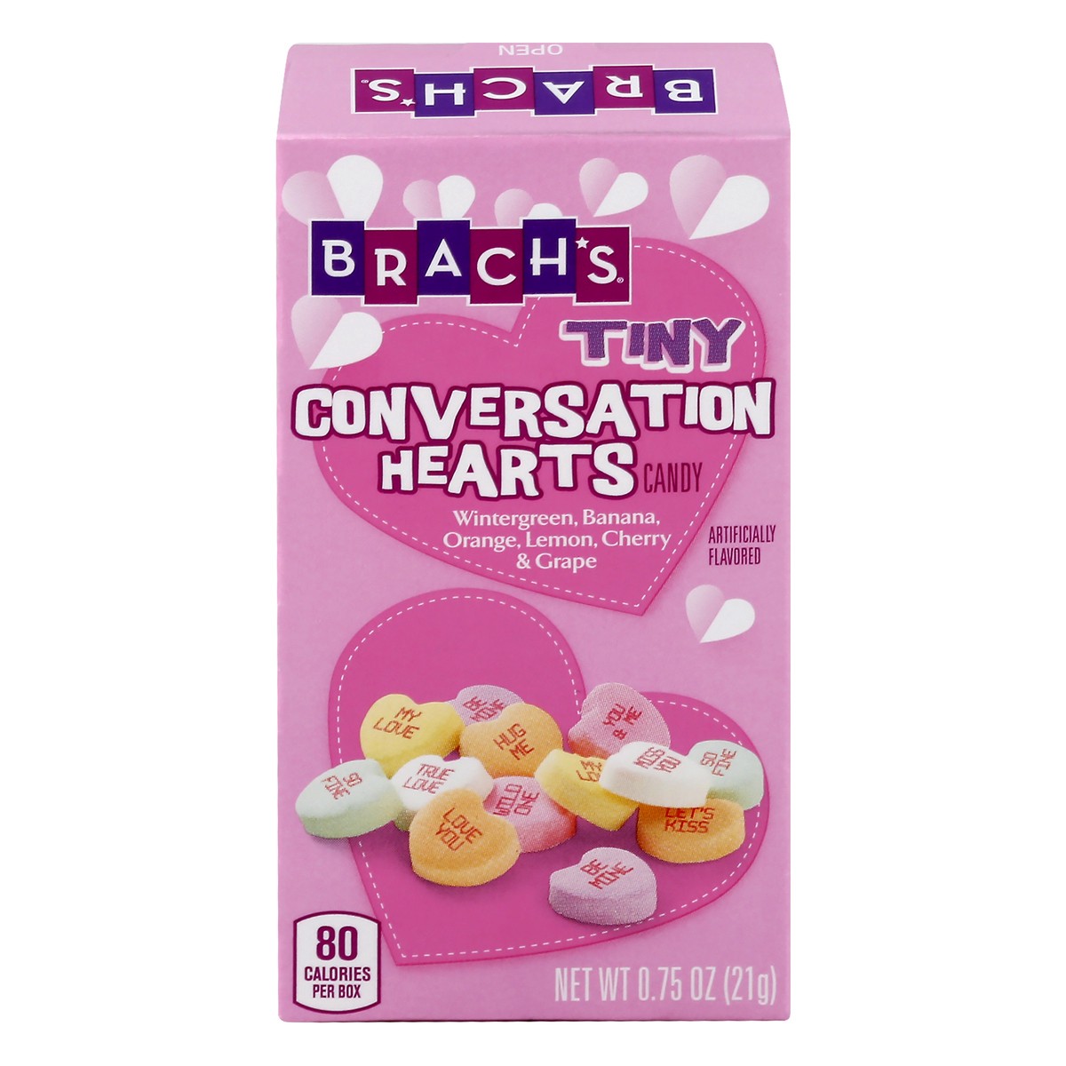 slide 1 of 10, BRACHS Tiny Conversation Hearts Candy 0.75 oz, 0.75 oz