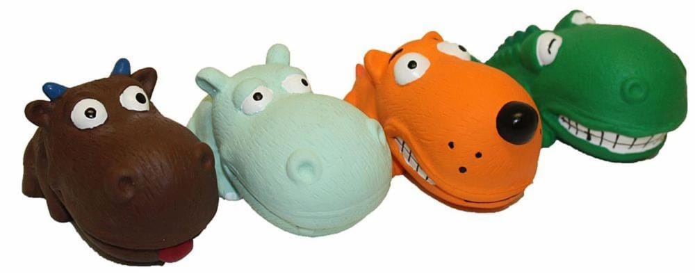 slide 1 of 1, MultiPet Mini Latex Dog Toy (Assorted), 1 ct