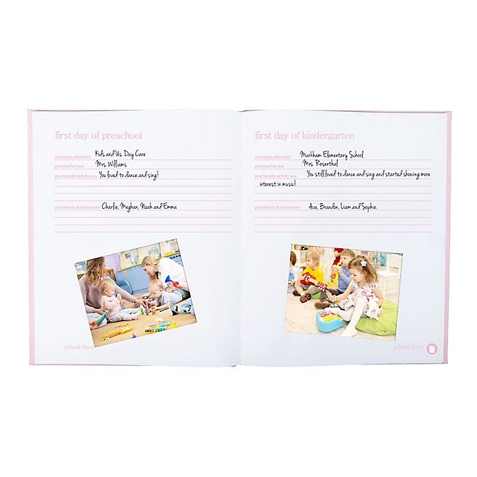 slide 5 of 10, Pearhead Baby Memory Book and Clean-Touch Ink Pad - Pink, 1 ct